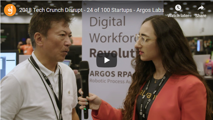 RPA+ in ‘2018 Tech Crunch Disrupt – 24 of 100 Startups’