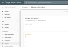 google search missing fields