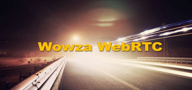 Wowza WebRTC 스트리밍 영상 재생