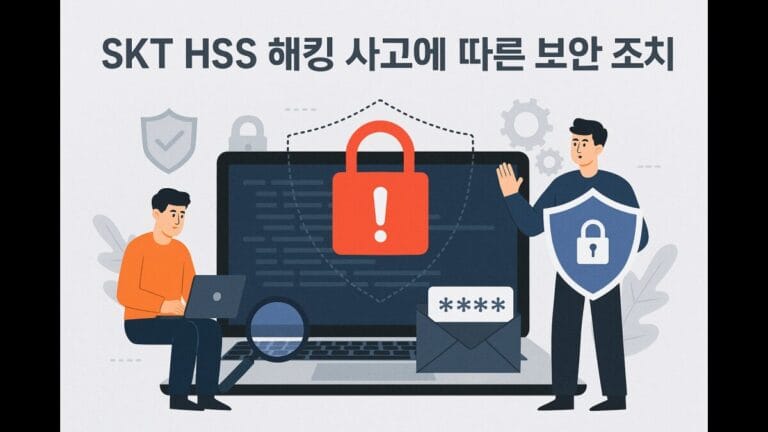 SKT 해킹 사고 피해 예방을 위한 보안 조치